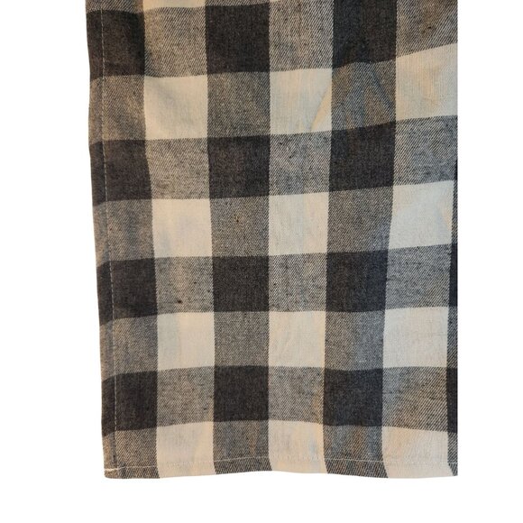 Gray & Cream Buffalo Checkered Cotton Table Runner 12x70 Inches Classic Farmhous - Picture 7 of 14